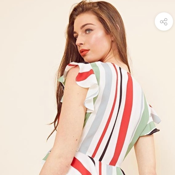 Neon Rose crop top Size M - Picture 3 of 5